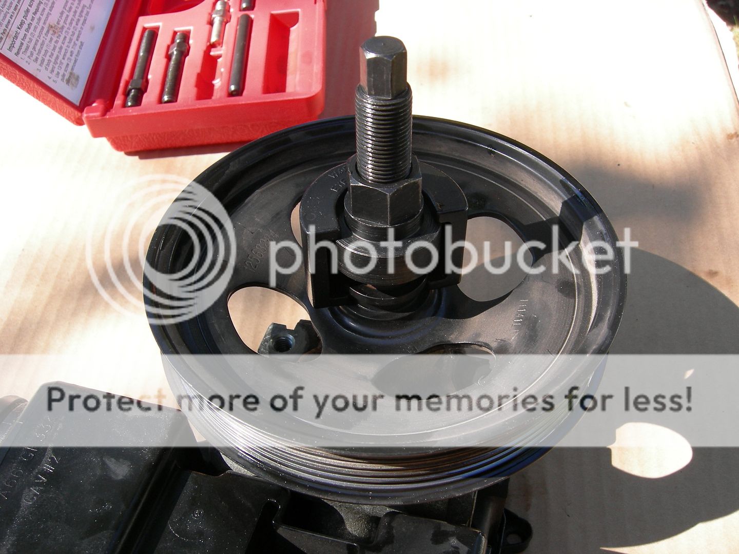 Ford Power Steering Bleeding Procedure Pulley Installing